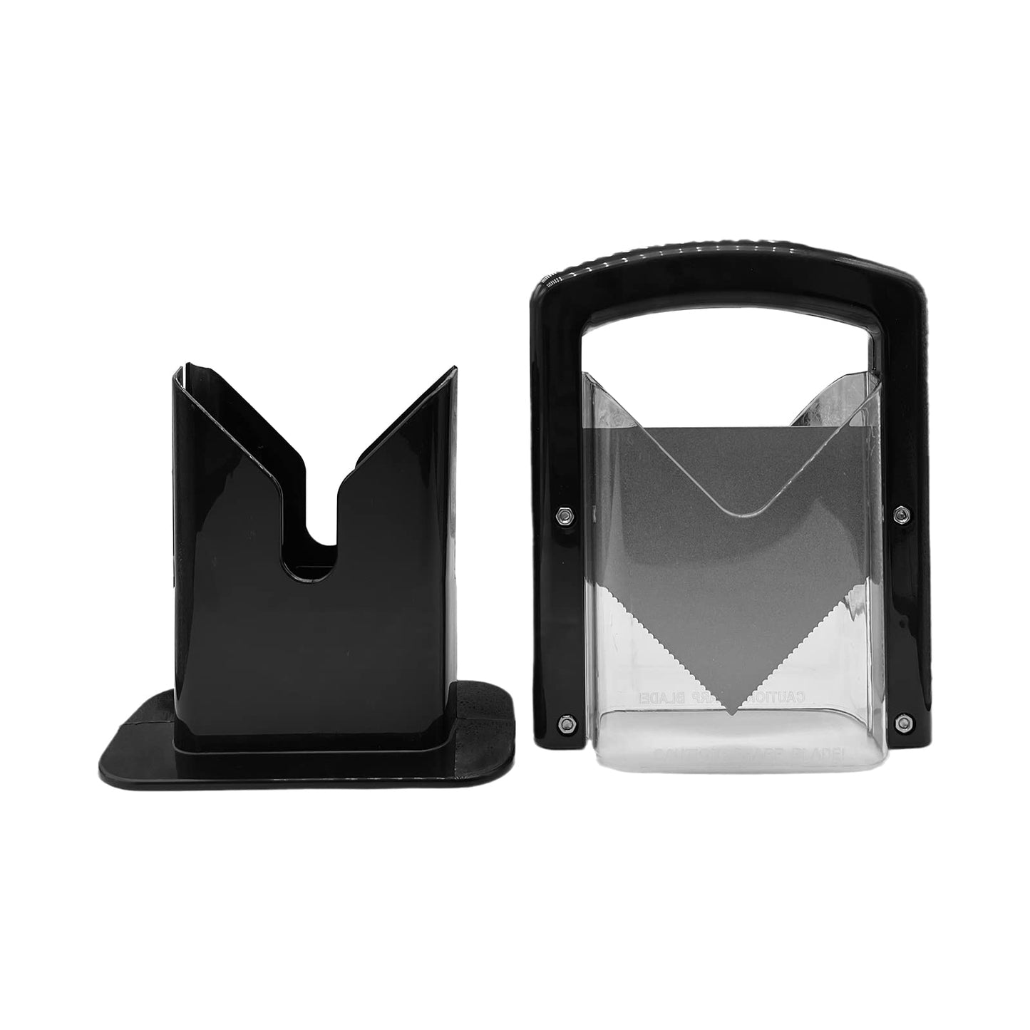 Bagel Slicer, Bagel Cutter Stainless Steel Black