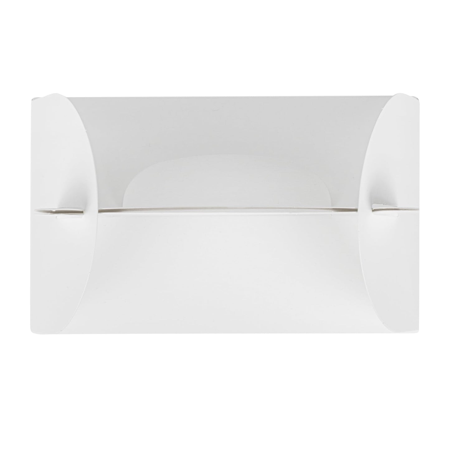 Restaurantware Gable Gift Boxes Pack of 100 Greaseproof Paper Treat Boxes 6 x 3.5 x 3.5 Inches With Window, Disposable Design White Containers for Weddings or Birthdays