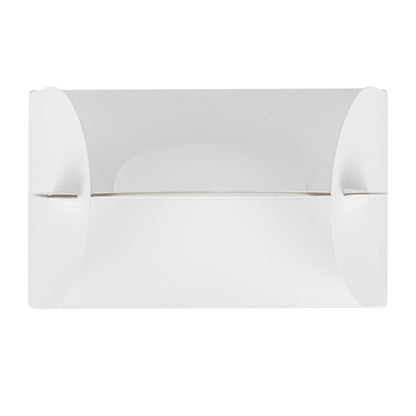 Restaurantware Gable Gift Boxes Pack of 100 Greaseproof Paper Treat Boxes 6 x 3.5 x 3.5 Inches With Window, Disposable Design White Containers for Weddings or Birthdays