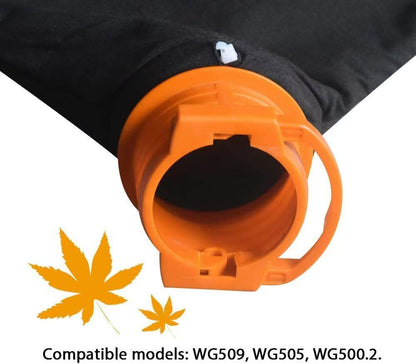 YIBOCO 50026858 Trivac Leaf Collection Bag (WGBAG500) for Worx Vacuum Cleaner 12 Amp Blower - Leaf Blower Collection Bag, Replaces Model WG500, WG501, WG502, WG505, WG508, WG509, WG518,50015035