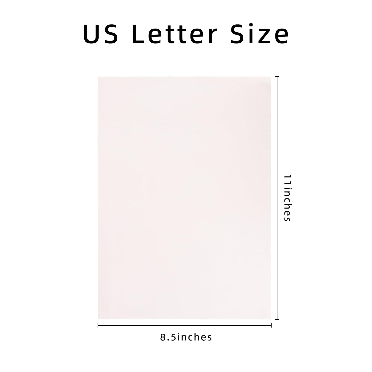 VIKDOOK Printable Vinyl Sticker Paper for Cricut Inkjet Printer Waterproof White Matte Vinyl Decal Paper for Cricut Sheet Size 8.5” X 11”
