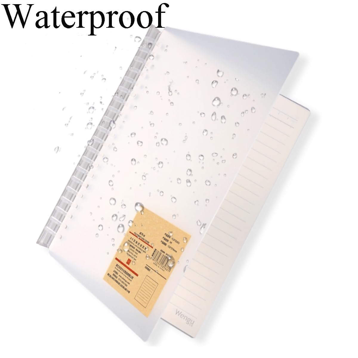 Aisetmoon 60 Pack Binding Presentation Covers 8 x 11 Inches, 12 Mil Clear Binding Covers Set, Cover Sheets for Binding, Binding Supplies, Square Corners, Un-Punched