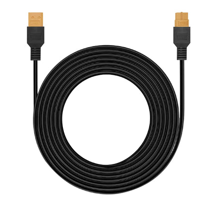 DOKIO XT60 Extension Cable 19.7 ft (6 m) for Flex Solar Panel Extension Setup with Male and Female
