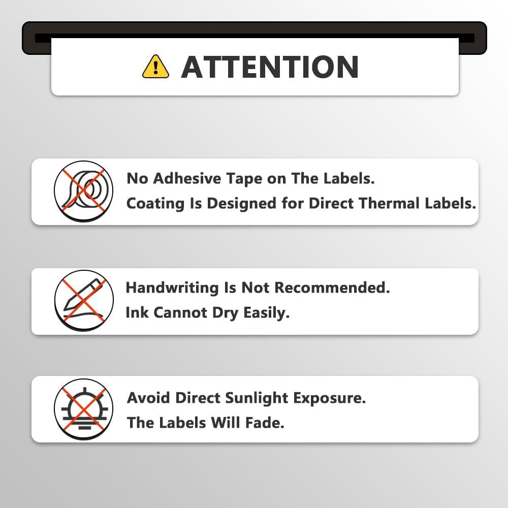 BETCKEY - Compatible DYMO 30336 (1" x 2-1/8") Rerurn Address Labels - Compatible with DYMO Labelwriter 450, 4XL, NOT Fit 550 & 5XL [6 Rolls/3000 Labels]
