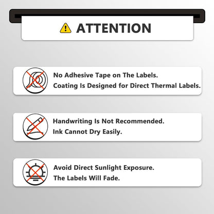 BETCKEY - Compatible DYMO 30323 (2-1/8" x 4") Shipping/Name Badge Labels, Compatible with DYMO Labelwriter 450, 4XL, NOT Fit 550 & 5XL [6 Rolls/1440 Labels]