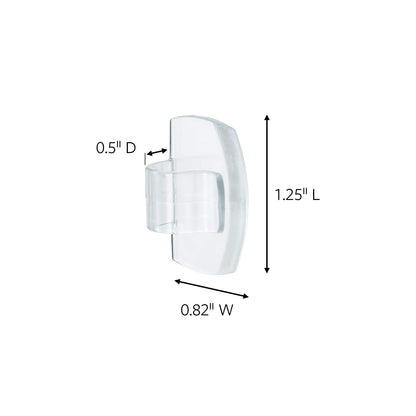 Command 17017CLRAWVPES Outdoor Light Clips, 32 Clips, 36 Strips