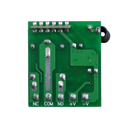 DC 12V Wireless Remote Control Switch, 433Mhz 10A 1CH Relay Remote Control Switch (2 Transmitter and 1 Receiver)，Transmitter for Various Wireless Controls