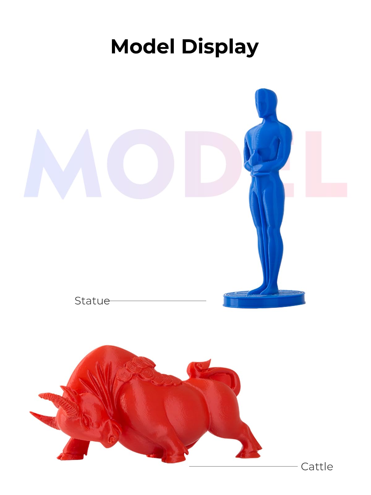Creality PETG Filament 1.75mm, 3D Printer Filament, Excellent Toughness High Precision, Odorless Non-Toxic Moistureproof, 1kg(2.2lbs) Glossy, 1.75mm Filament for 3D Printer (Red)