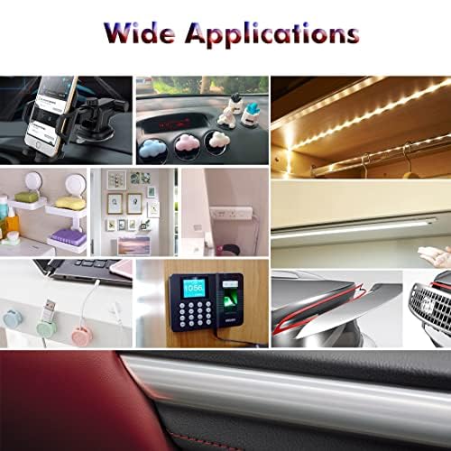 LLPT Double Sided Tape Heavy Duty Mounting Tape 16.5Ft x 2" Acrylic Foam 2 Sided Adhesive Tape Waterproof Strong Double Stick Tape Dual Sided Strip for Automotive Wall Home Office Decor