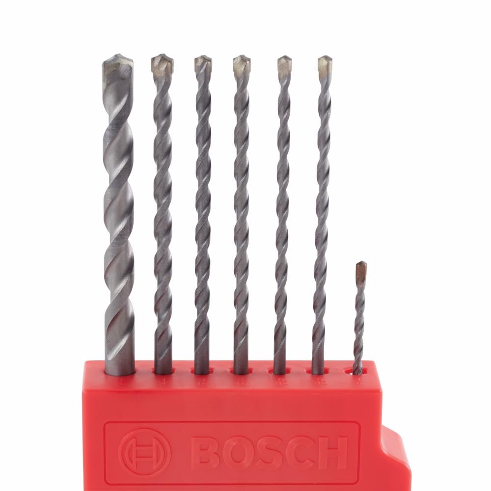 Bosch LBHXS7U 7 pc. Hex Shank Hammer Drill Masonry Bit Set