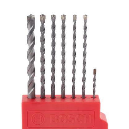 Bosch LBHXS7U 7 pc. Hex Shank Hammer Drill Masonry Bit Set