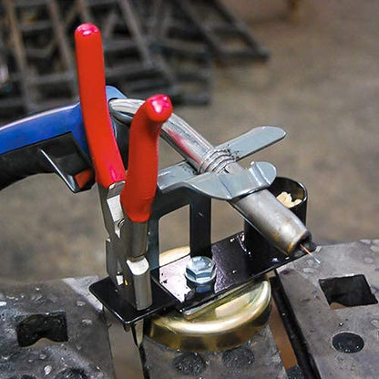 8” Mig Welding Plier, Nozzle Cleaner, Rounded Hammer Face, Tempered Wire Cutter, Ergonomic Vinyl Coated Handle, PM08, Strong Hand Tools