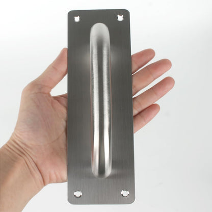 WZDXBQD Stainless Steel Door Handle, Heavy Duty Pull/Push, Sliding Barn Door Handle, 2 Pack, 7.9" x 2.6" (Rectangle)