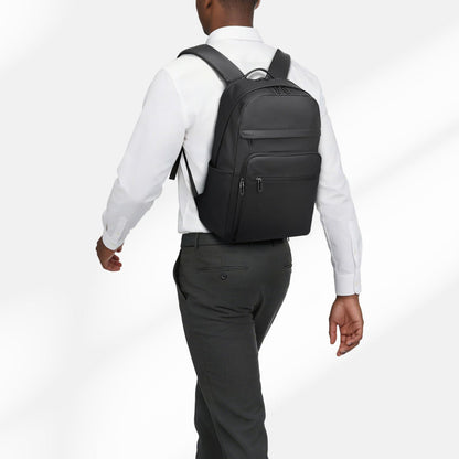 SUIKIHUM 16 Inch Laptop Backpack for Men Women, Travel Backpack W/Anti-Theft Pocket, Business Backpack Lightweight Water-Resistant TSA Approved for Work College, Black