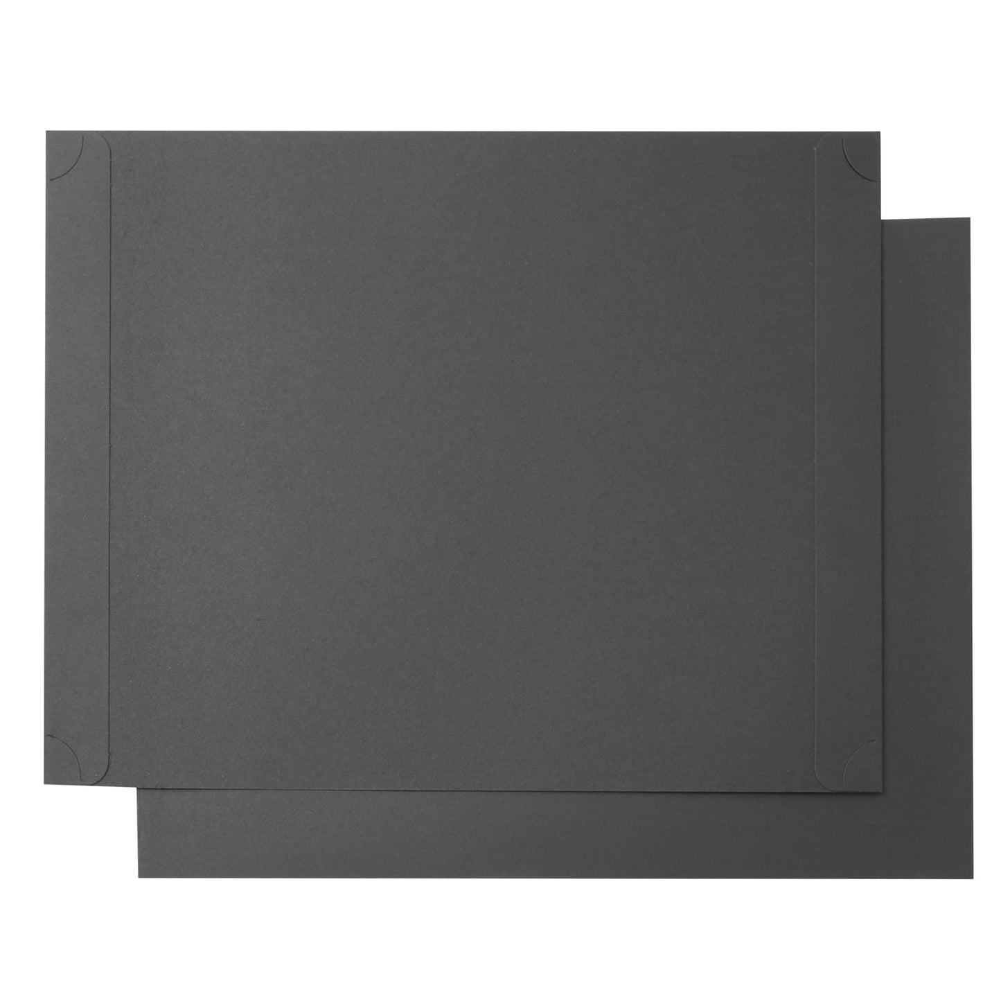 48-Pack Single Sided Award Certificate Holders - Bulk Certificate Holders for Graduation, Diploma, Employee Appreciation, Certification (fits 8.5x11, Black)