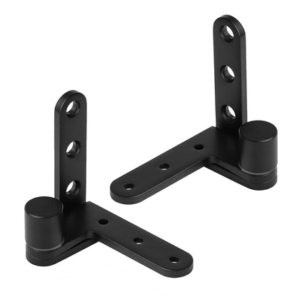 Black Pivot Hinge,Pivot Hinge Heavy Duty. Max Load 132lb/Pair Solid Stainless Steel,Fence gate Hinges,Yard Door Hinges，Used for railings and Wooden Doors（270 Degree Hinge Contains Screws）