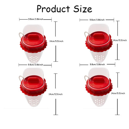 DIY Chicken Feeder and Waterer Set,No Waste Automatic Chicken Coop Accessories with 8 Chick Feeder Ports and 8 Water Feeder Cups, Rain-Proof Poultry Feeders Kit with Rat Stopper Cap