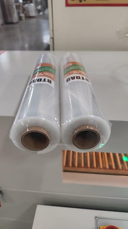 2 Packs Stretch Wrap Stretch Film 15" X 1000 Feet Shrink Wrap Packing Moving Suppliers 60 Gauge Plastic Wrap for Pallet Wrapping Shipping and Surface Protection