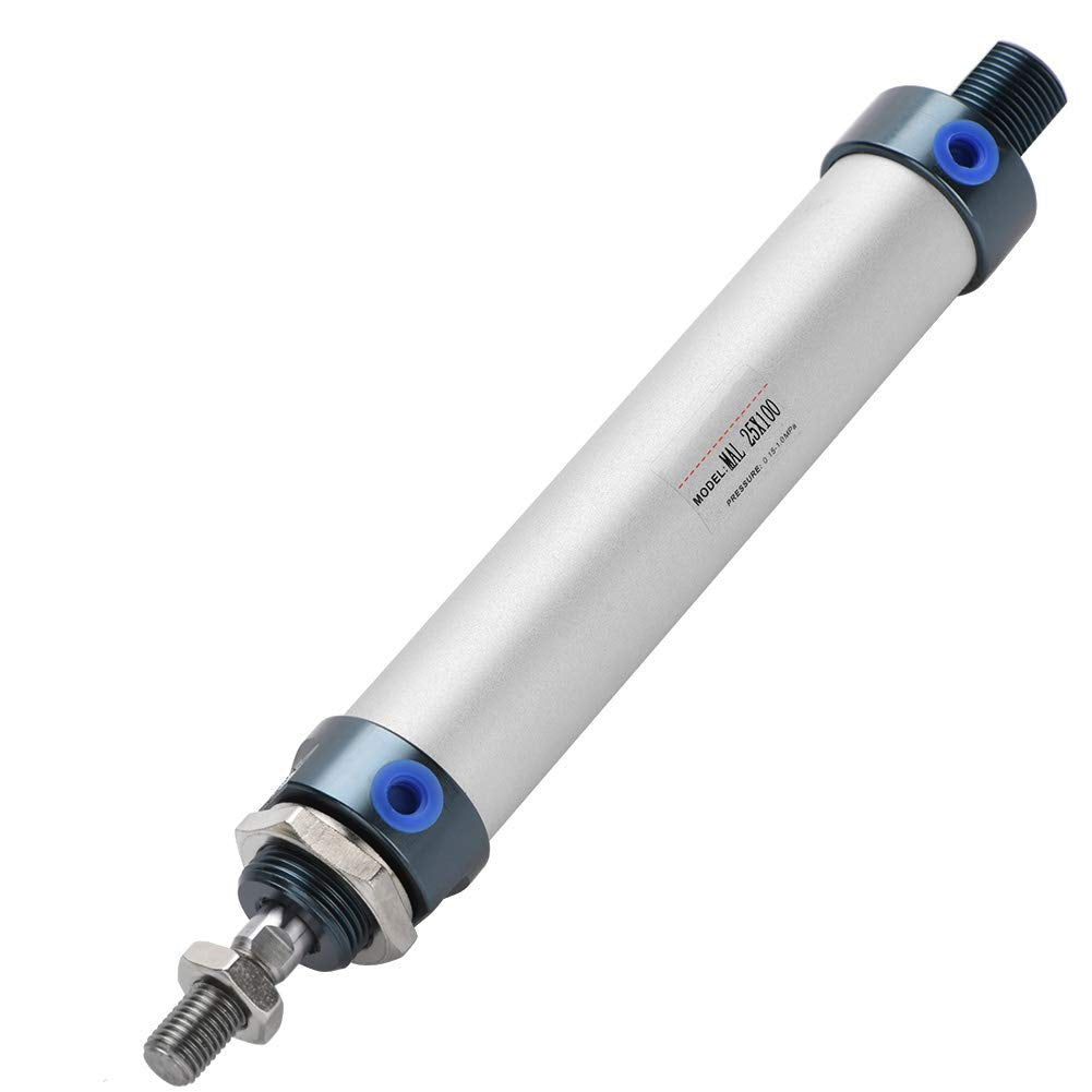 Mini Pneumatic Air Cylinder, 100mm Stroke 25mm Bore Pneumatic Cylinder for Industrial Use