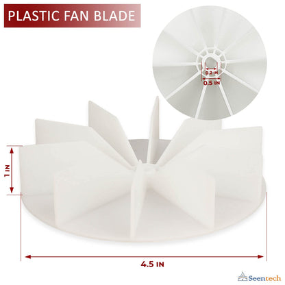 SM550 Universal Bathroom Vent Fan Motor by Seentech - Compatible with Broan Nutone - Repalces: EM550, 65100, C65878 VFM100, E498-1, 82423K, K111, EM750, SM550