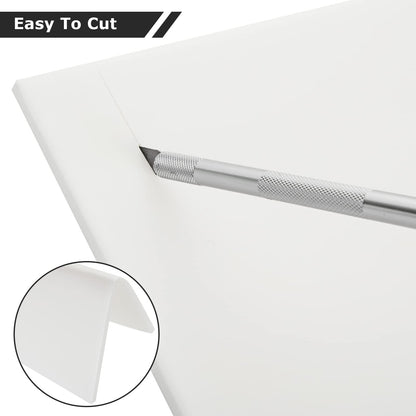 DAJAVE 36Pack 8x12 Inch Foam Core Board, 3/16(5MM) Inch Thickness White Foam Boards, Polystyrene Poster Board Foam Backing Boards for Craft, Presentations, School, Office & Art Projects