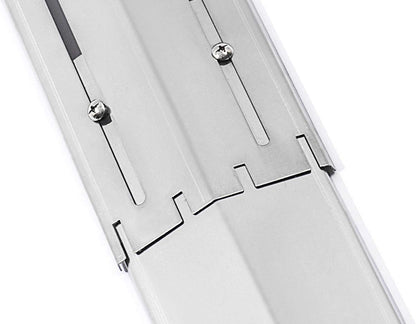Universal Adjustable Stainless Steel Heat Plate Plate Shield, Heat Tent, Flavorizer Bar, Burner Cover, Flame Tamer (Expands from 11.75" up to 21" L) for Brinkmann 810,4 PCS