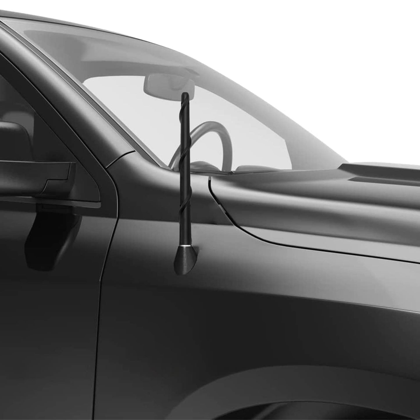 Short Antenna for Ford F150 2009-2026, Ford F250 F350 2017-2026, Truck F-150 F-250 F-350 7 Inch Antenna Replacement F150 Accessories