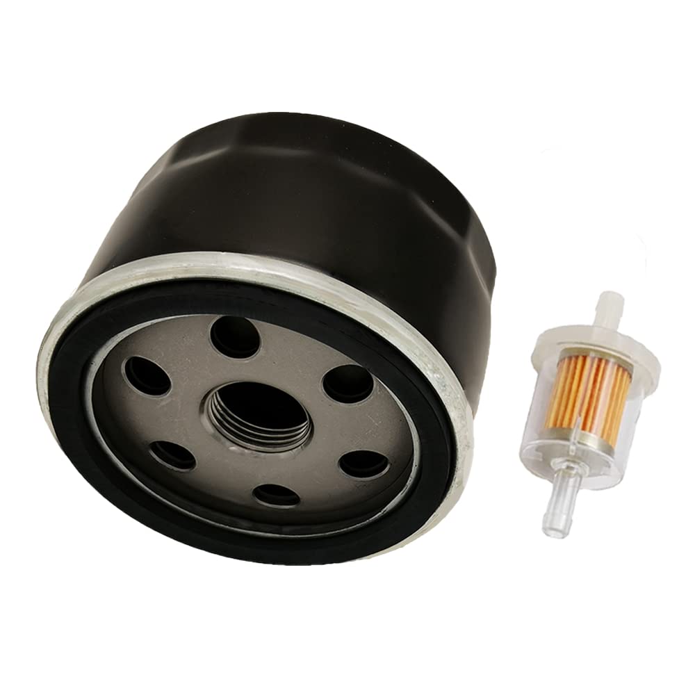 Quaprodur 49065-7007 49065-0721 Oil Filter Replacement for Kawasaki FX600V FR691V FR730V FR651V FR541V FR600V FS730 FS451V FS481V John Deere GY20577 492932S (2 PACK)