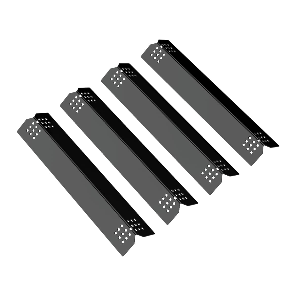 BBQ Heat Shields for Nexgrill 720-0830H 720-0783E BHG 720-0783W, BBQ Parts Heat Shield Plates, BBQ Burner Replacement, Heating Plate Burner Cover Flame Tamer Parts, 4-Pack