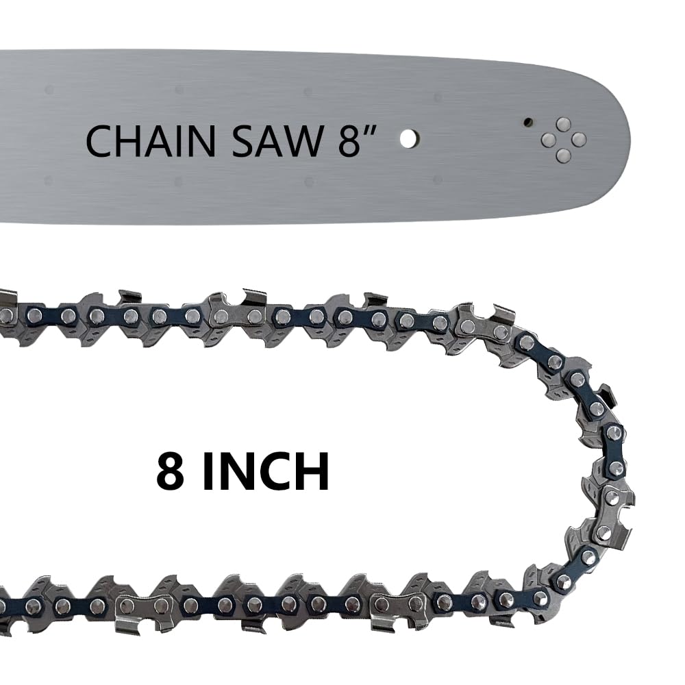 Aporozona 8inch Chainsaw Chain,Replacement DWO1DT608 Fits DEWALTDCPS620 DCPS620M1, Fits Remington