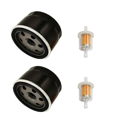 Quaprodur 49065-7007 49065-0721 Oil Filter Replacement for Kawasaki FX600V FR691V FR730V FR651V FR541V FR600V FS730 FS451V FS481V John Deere GY20577 492932S (2 PACK)
