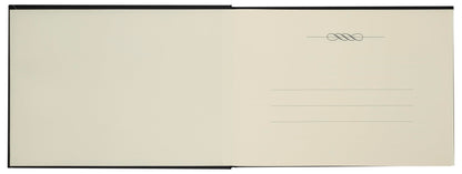 Winnable Guest & Visitor Book, 7 x 10 Inches, 100 Pages, Quill Emblem, Black