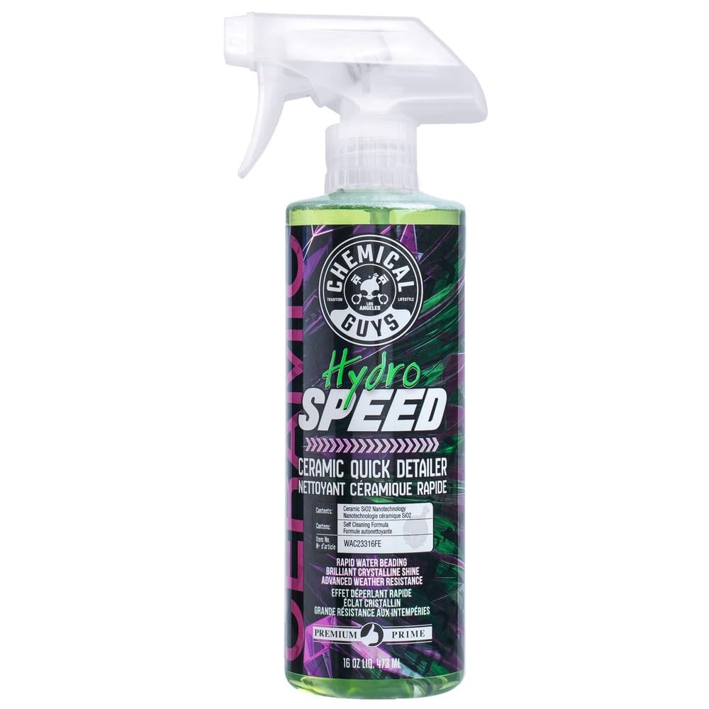 Chemical Guys HydroSpeed Ceramic Quick Detailer, Safe for Cars, Trucks, SUVs, Motorcycles, RVs & More, 473 ml