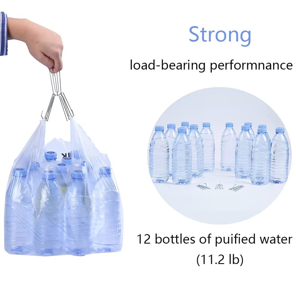 100 Pack Stainless Steel Shower Curtain Hooks Pleater Tape Hook Traverse 4 Prongs Pleat Pinch Metal Hooks Heavy Duty Clips Pin Drapery for Window Door and Shower Curtain