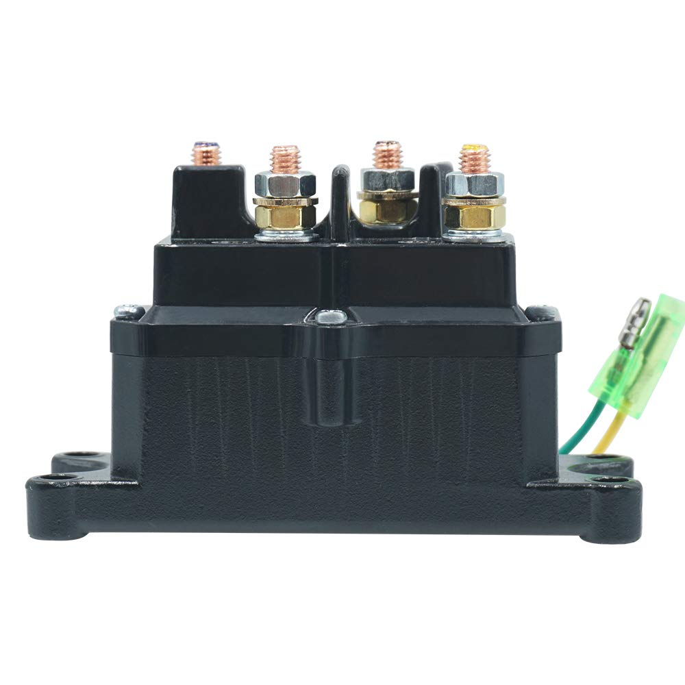 Triumilynn 12V 250A Winch Solenoid Relay Contactor for ATV UTV Boat Vehicle Industry Winch 1500-5000lbs, Replace 63070 62135 74900 70715 2875714