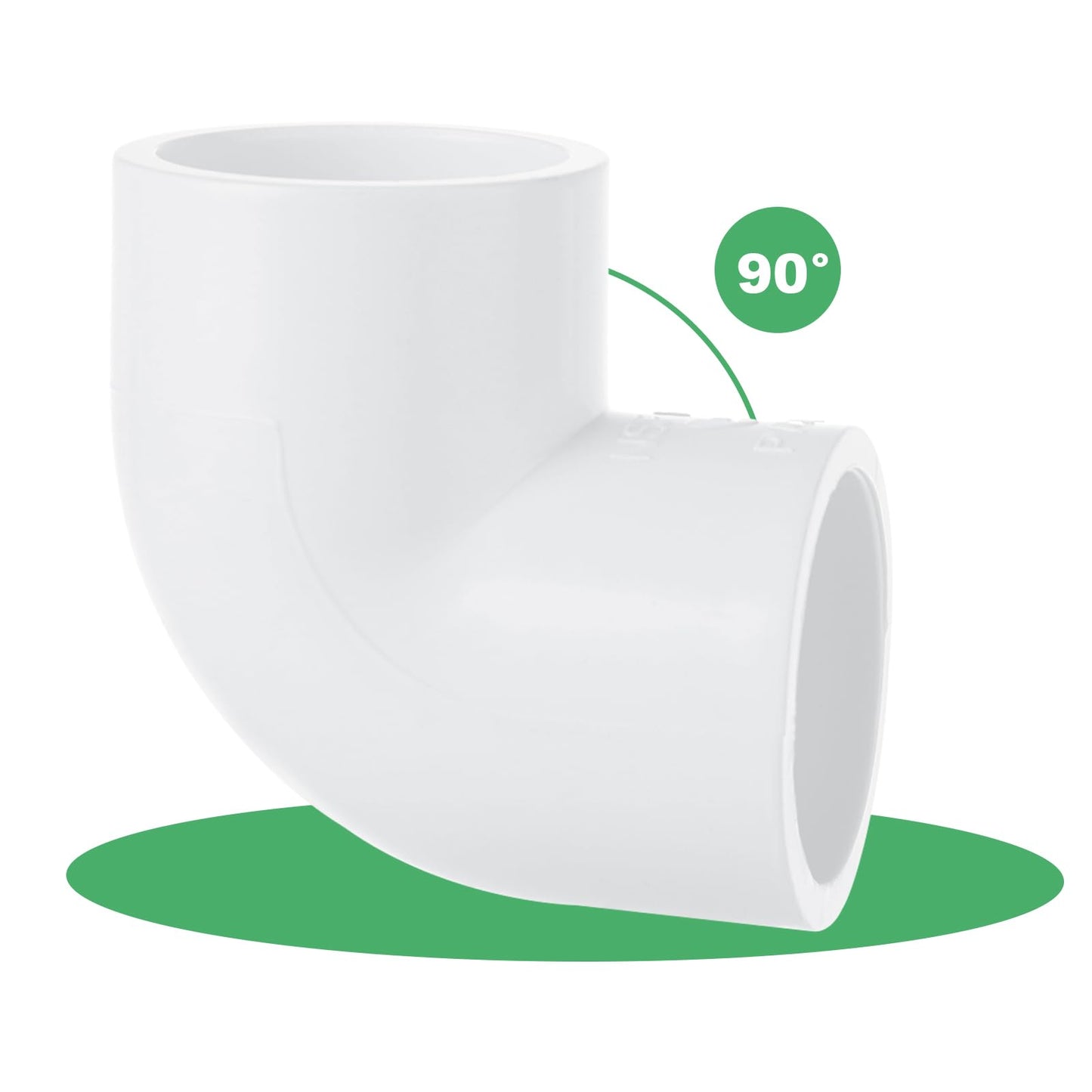 30pcs 3/4 PVC Fittings 90 Degree Elbow 2 Way PVC Pipe Fittings Right Angle Elbow PVC Adapter Furniture Build Grade PVC Pipe Adapter Fittings SCH40 PVC Corner Fittings