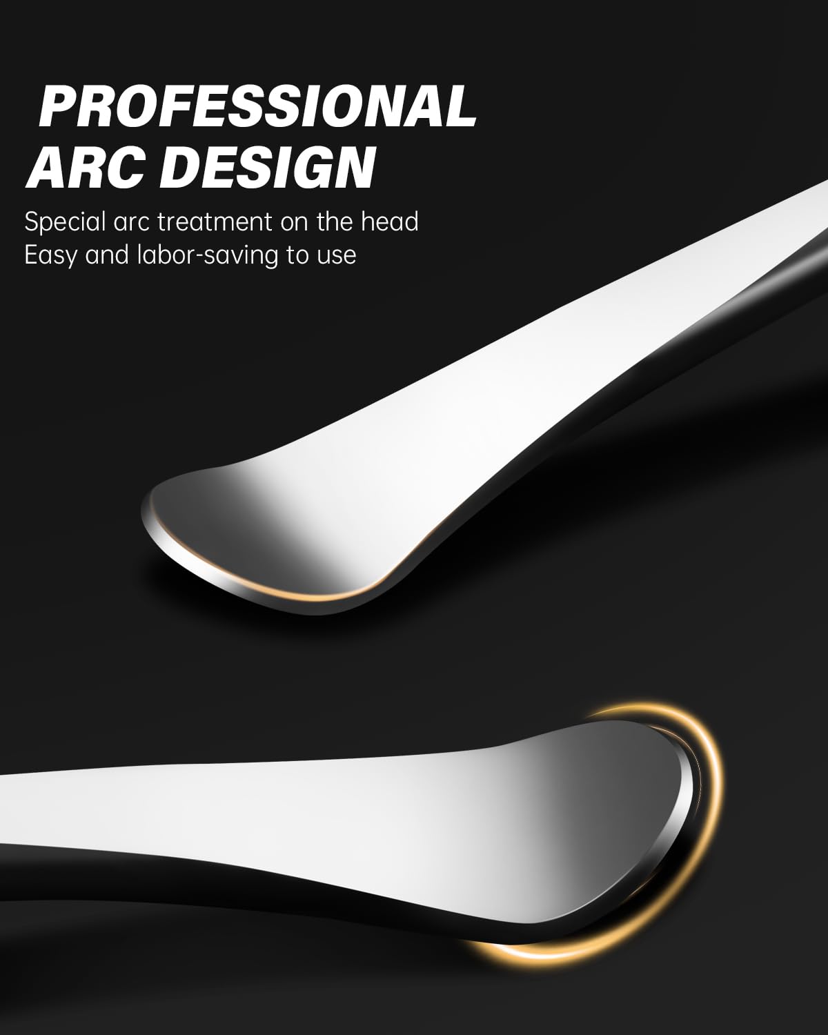ROTATION 14.5" Steel Tire Spoons Tool Set, 6-Piece Tire Iron Kit, Professional Tire Removal Tools for Motorcycle Dirt Bike Scooter, Include 3 Tire Spoons, 2 Rim Protector, 1 Valve Tool, 6 Valve Cores