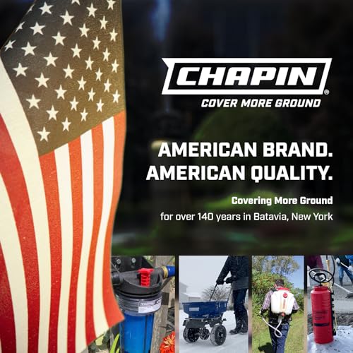 Chapin 4984: T-Post Impact Sprinkler, 360 Degree Automatic Impact Sprinkler for Small Gardens and Lawns, Up to 85ft Coverage Area