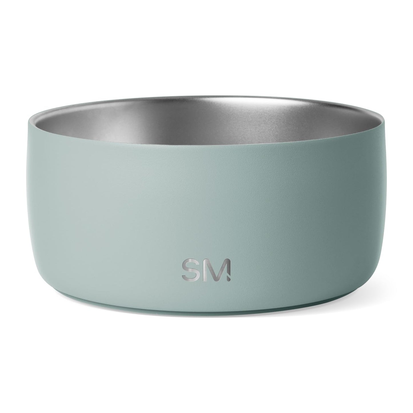 Simple Modern Stainless Steel Pet Bowl for Dogs & Cats | Insulated Stainless Steel Food Bowls for Dog Cat | Bentley Collection | Medium (32oz) | Sea Glass Sage