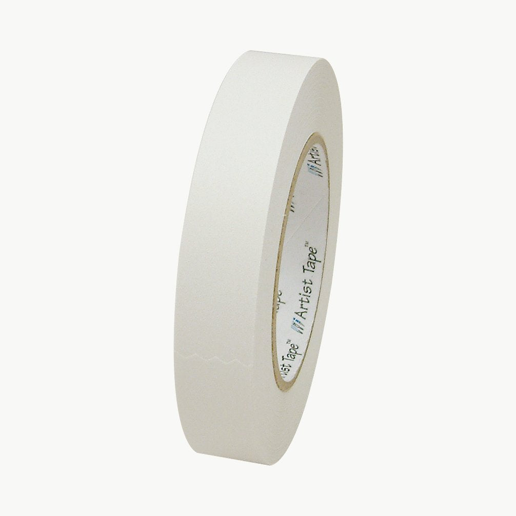 ProTapes Artist Tape Flatback Printable Paper Board or Console Tape, 60 Yds Length X 1" Width, White (Pack of 1)