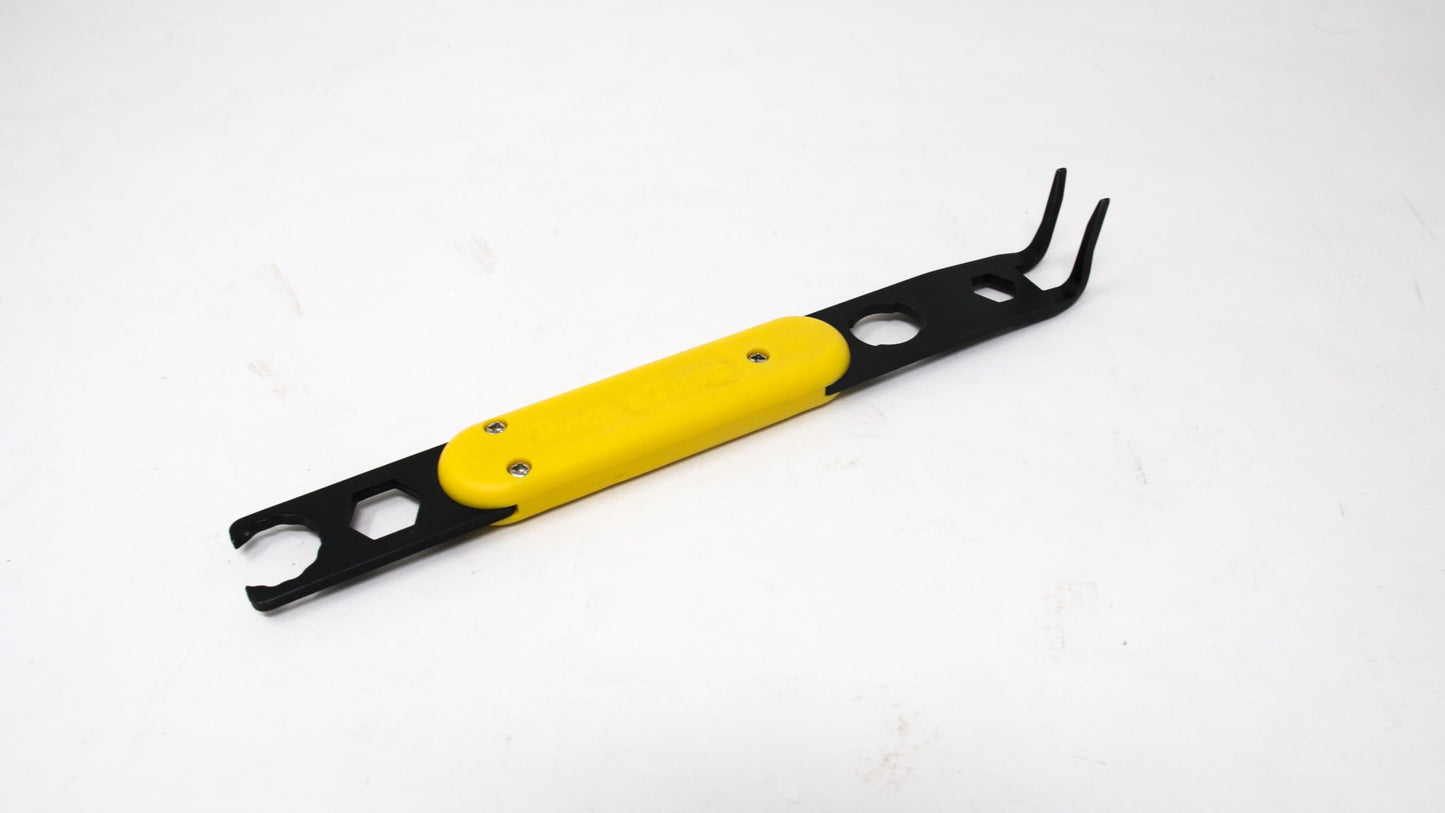 Rack-A-Tiers Solar Serpent 5-in-1 Multipurpose Solar Connector Tool, Wrench for Solar Connectors, Disconnect Tool for MC4, T4, PV4, and H4 Connectors (30200)