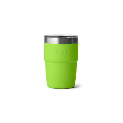 YETI Rambler 8 oz Insulated Coffee Mug with Lid - Stackable Double-Wall Vacuum Insulated Coffee Cup - DuraSip Ceramic Lining - Barista-Friendly Design - Stainless Steel - Dishwasher Safe, Venom