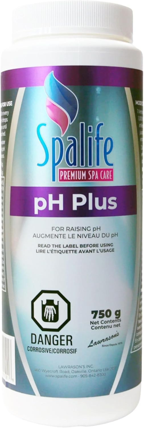 pH Plus 750g | Raises pH in Hot Tubs & Spas | Can Be Used with Other Hot Tub Chemicals Such As Bromine Chlorine Alkaline pH Down pH Minus & Hot Tub Accessories Like Puck Floater & Dispenser