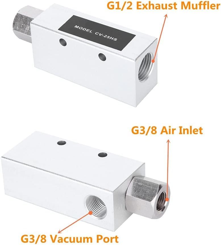 Vacuum Generator Pneumatic Compact Aluminum Alloy for Air