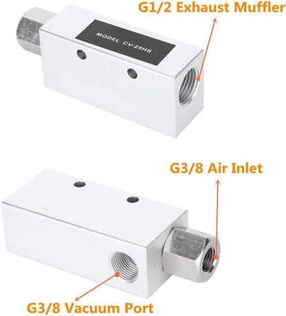 Vacuum Generator Pneumatic Compact Aluminum Alloy for Air