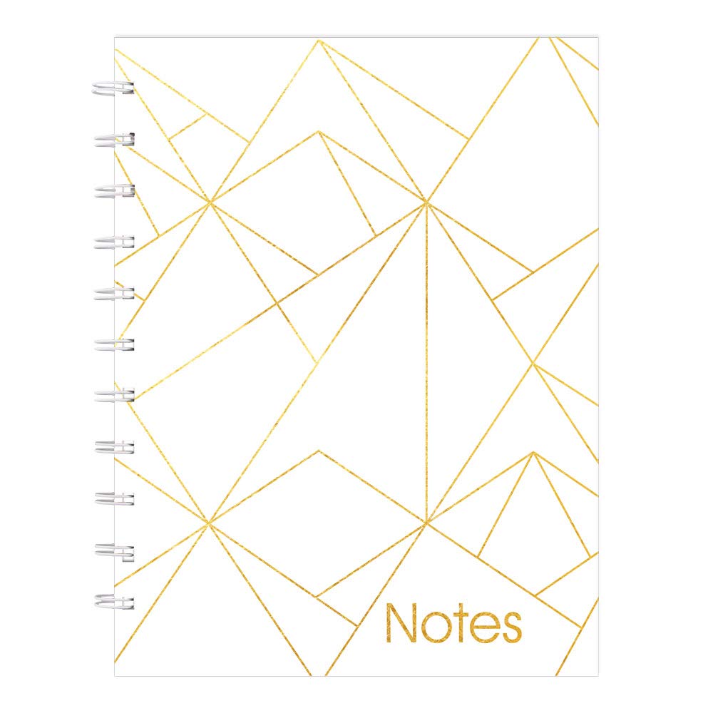 Blueline AF3000.01 Miracle Bind Gold Collection Notebook, 9-1/4" x 7-1/4", White
