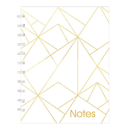 Blueline AF3000.01 Miracle Bind Gold Collection Notebook, 9-1/4" x 7-1/4", White