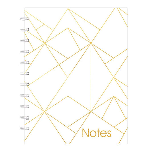 Blueline AF3000.01 Miracle Bind Gold Collection Notebook, 9-1/4" x 7-1/4", White