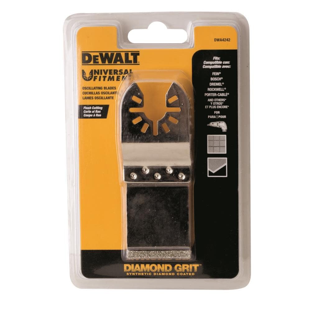 DEWALT DWA4242 Diamond Flush Cut Oscillating Blade