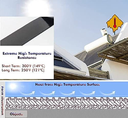 LLPT Double Sided Tape Heavy Duty Mounting Tape 16.5Ft x 2" Acrylic Foam 2 Sided Adhesive Tape Waterproof Strong Double Stick Tape Dual Sided Strip for Automotive Wall Home Office Decor